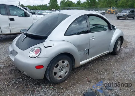 2001 Volkswagen New Beetle Gls из США, поврежденный, VIN 3VWCS21C51M418559